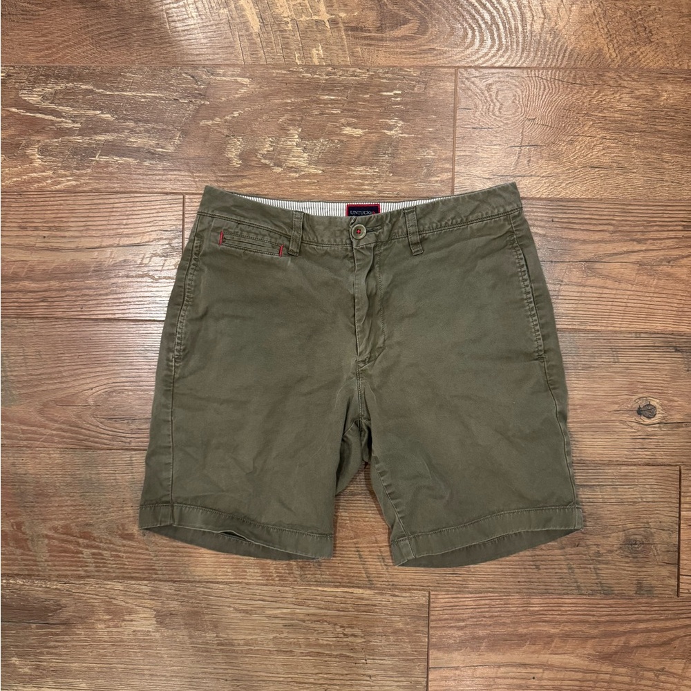 Olive Green UNTUCKit Men's Shorts
